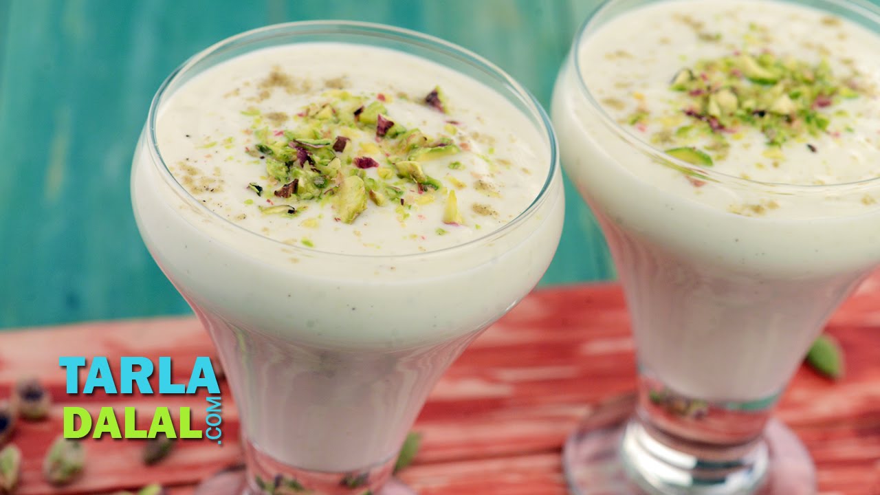 Cardamom Lassi by Tarla Dalal