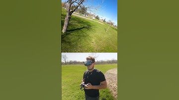 Crashing my FPV drone 😆 #fpv #drone #fpvdrone #fly #crash #tricks