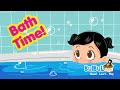 Baby Bath Time Mother Child Cute Bathing Animation
