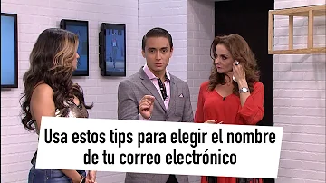 ¿Cómo crear un nombre de usuario para correo electrónico?