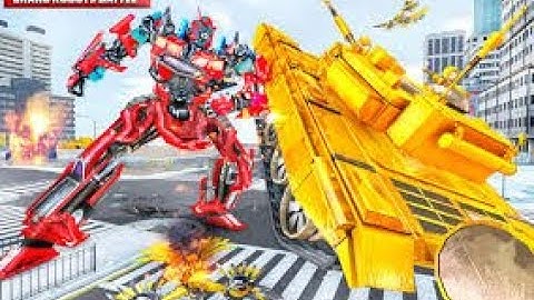 Police Tiger Robot Car 3D Game - Android GamePlay | Walk through a game