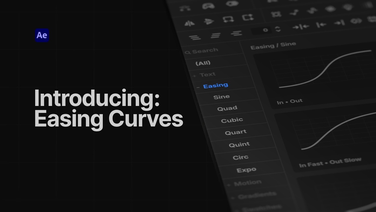 How to use Easing Presets in BadFX - After Effects - YouTube