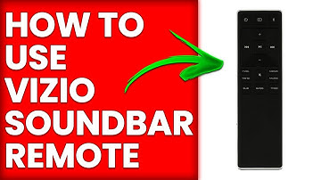 How To Use Vizio Soundbar Remote (How To Operate Vizio Soundbar Remote)