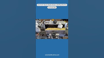 Automatic Square Bottle Sticker Labelling Machine for Pesticides