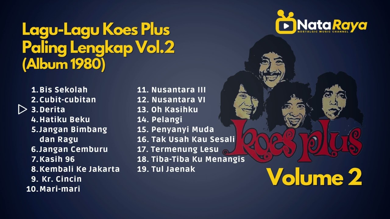 Lagu Lagu Koes Plus Paling Lengkap Vol 2 (Album 1980) - YouTube