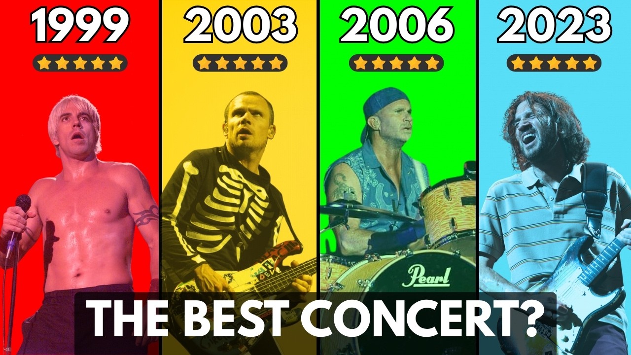 Топ-10 лучших концертов Red Hot Chili Peppers