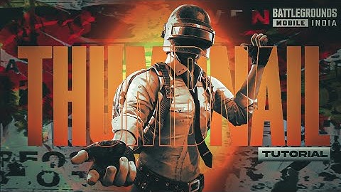 Make this PUBG/BGMI Live Stream Thumbnail on Android | BGMI thumbnail tutorial 🈶