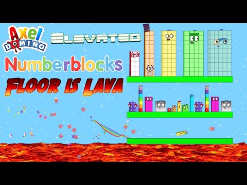 Numberblocks Elevated Floor is Lava