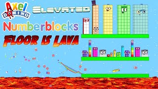 numberblocks elevated floor is lava