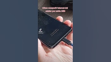Cómo compartir internet del celular a la computadora de escritorio mediante cable USB