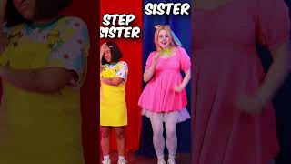 Schwester vs. Stiefschwester! #shorts #dance #trend #sister #sis #rec #joke #stepsisters