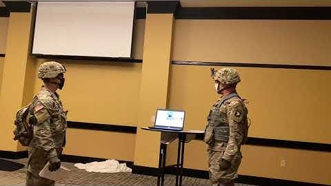 Identifying terrain features on a military map