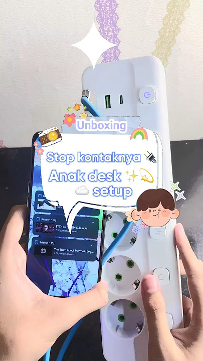 ✨🌷 Unboxing 🌷✨ Contact safety use is electricity stop aesthetic in USB socket. USB plug. USB power