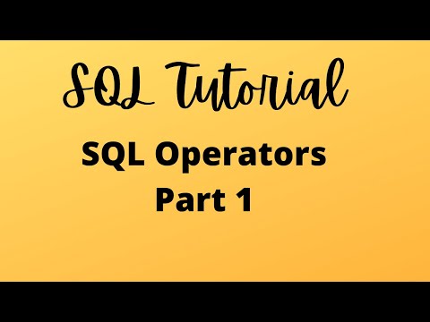 SQL Tutorial 3