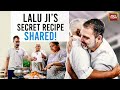 Watch rahul gandhilalu yadavs interesting conversation on secret recipe and political spices