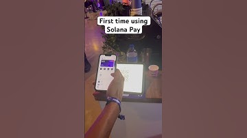 The first time trying a Solana Wallet and using Decaf to Pay. #usdc #solanapay