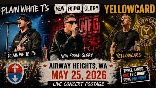 Plain White T’s, New Found Glory & Yellowcard LIVE | Up Up Down Down Tour 2026 | Airway Heights, WA