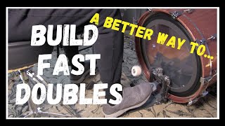 BASS DRUM DOUBLE STROKES ON YOUR SINGLE PEDAL - A BETTER WAY TO BUILD THEM - It's not what you think