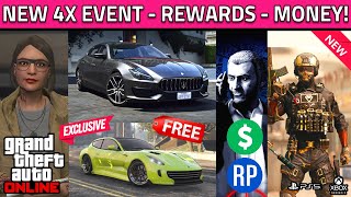 GTA 5 Online Weekly Update! NEW 4x Event, Special Cargo Money Rewards, Podium Car, PVP, GTA5 Update