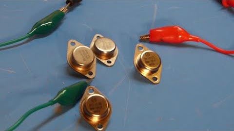 2N3055 Power Transistor Test