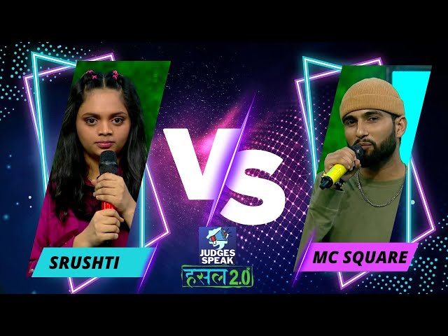 Srushti Tawade Vs MC Square - Biggest Rap Battle | Judges Speak | MTV Hustle 2.0 class=