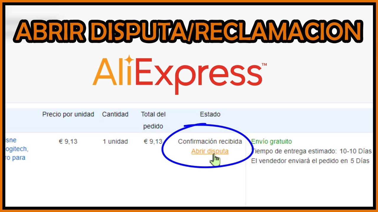 🔴 Cómo ABRIR una DISPUTA en ALIEXPRESS en 2024 Devolver Pedido YouTube