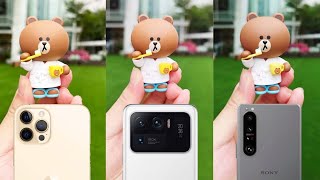 YANG DITUNGGU!! SONY XPERIA 1 iii Camera Review \& Comparison vs iPhone 12 Pro Max vs Mi 11 Ultra