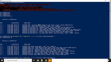 Remove the same part of a file name for many files in Windows power shell