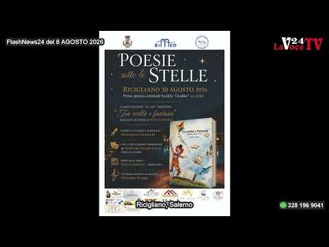 Video Notte di San Lorenzo a Ricigliano tra poesia, musica e cultura – di F. Sampogna