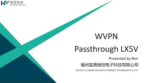 WVPN Pass Through LX5V