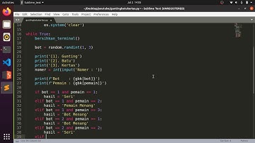 Membuat Permainan Gunting Batu Kertas Dengan Python