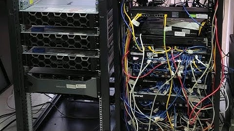 Data Center Full Server Rack Video