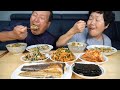 굴밥과 삼치구이, 된장찌개와 각종 반찬으로 정갈한 집밥 한상! (Rice with Oysters, Various dishes) 요리&먹방!! - Mukbang eating show