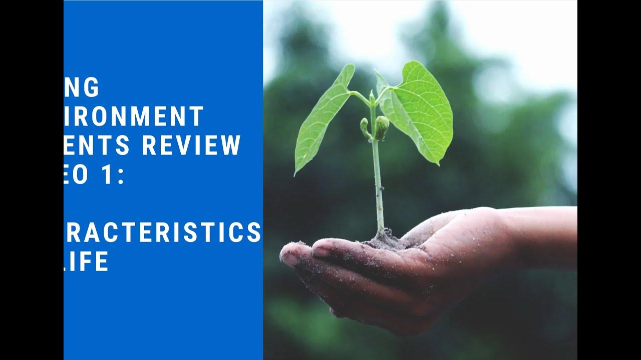 Living Environment Regents Review Video 1 Characteristics of Living things YouTube