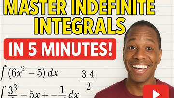 👉 Master Indefinite Integrals in 5 Minutes! | Easy Step-by-Step Guide