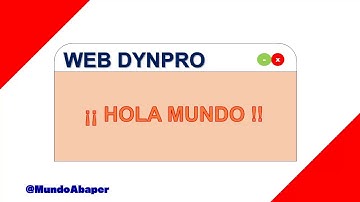 SAP ABAP - #02 Tu primer WebDynpro en ABAP - Hola mundo !! - Mundo Abaper - Sandra Solís