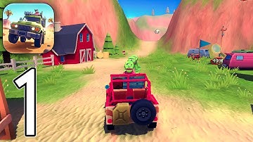 Zombie Offroad Safari - Gameplay Walkthrough Part 1 - Intro & Tutorial (iOS, Android)