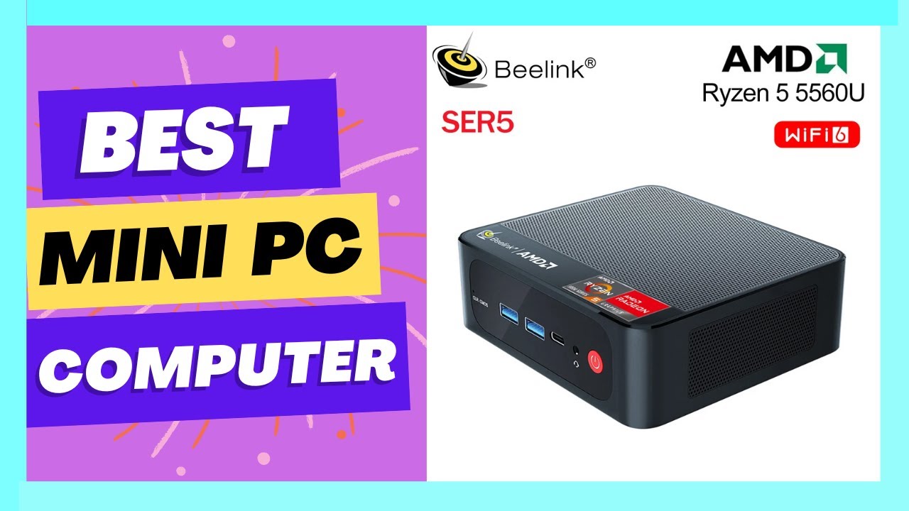 Beelink SER5 AMD Ryzen 7 5800H DDR4 NVME SSD 5500U SER6 Pro 7735HS Mini PC  Gaming