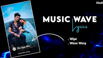 How To Make Music Wave Lyrics Viral Video Tutorial | Alight Motion Music Wave Lyrics Status Editing
