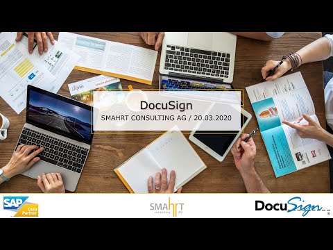 smahrt-Demo DocuSign Teil 1: Verträge digital zur Unterschrift vorbereiten und versenden
