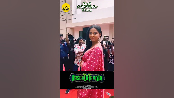 #VascoDaGama  Audio & Trailer Launch  actress, Actors #vairalreels #shortsreel #showcaseshorts