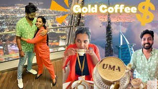 We tried Gold Cappuccino😱💰| Burj Al Arab | Burj Khalifa | Dubai Vlog| Part 2 | Malavika Krishnadas