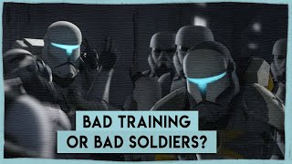 Why were Imperial Troopers so Bad After Being Trained by Clone Commandos?