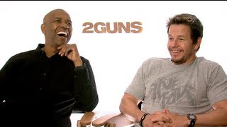 2 GUNS Interviews: Denzel Washington, Mark Wahlberg, Paula Patton and Bill Paxton