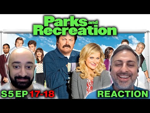 Parks and Recreation - S5 Ep 17-18 - REACTION - First Time Watching