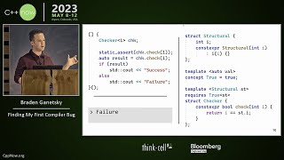 Lightning Talk: Finding My First Compiler Bug - Braden Ganetsky - CppNow 2023