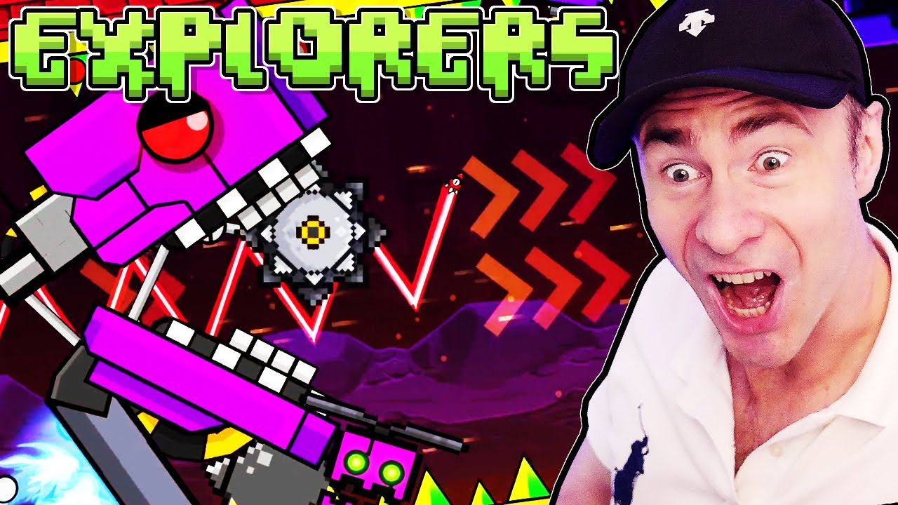 EXPLORERS by MathiSwitchstep is OUT and its INCREDIBLE    GEOMETRY DASH 22