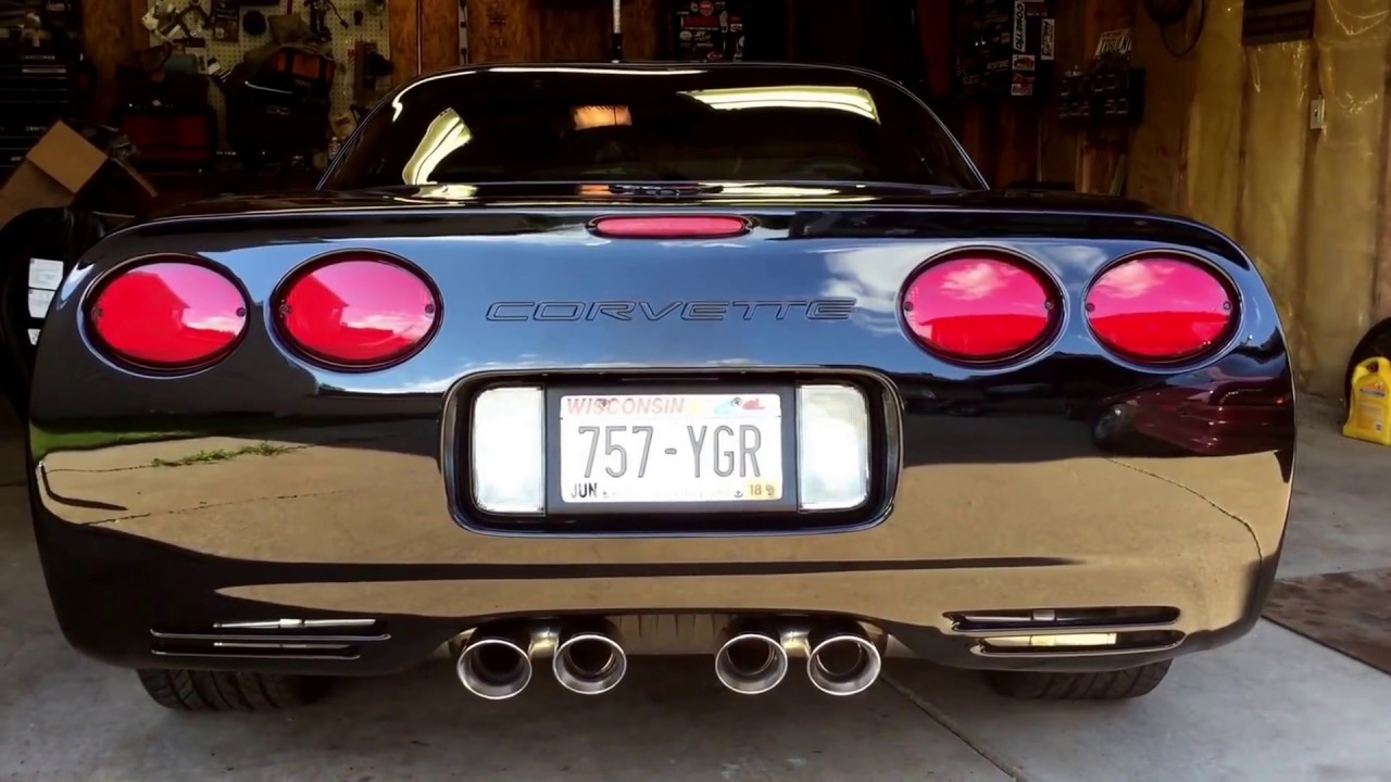 2001 C5 Vette Corsa Extreme Axle Back Exhaust. YouTube