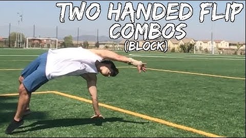 Two Handed Flip Combos: Block Transition | Tricking Tutorial #137