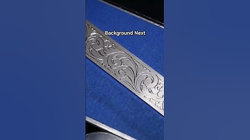 Full design in metal for the first time.#customengraving #acanthus #scroll #silversmith